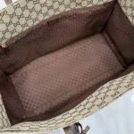 Gucci Unisex Londra Large Tote Bag-Dark Brown ‎875056FAF8N