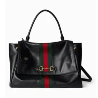 Gucci Unisex Paparazzo Large Top Handle Bag-Black 875019AAGIQ