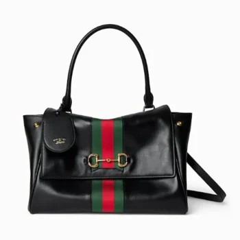Gucci Unisex Paparazzo Medium Top Handle Bag-Black 875018AAGIQ