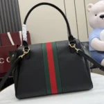 Gucci Unisex Paparazzo Medium Top Handle Bag-Black 875018AAGIQ