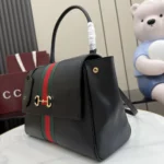 Gucci Unisex Paparazzo Medium Top Handle Bag-Black 875018AAGIQ