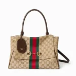 Gucci Unisex Paparazzo Medium Top Handle Bag-Dark Brown ‎875018FAFV9