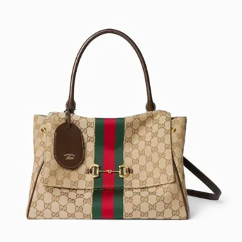 Gucci Unisex Paparazzo Medium Top Handle Bag-Dark Brown ‎875018FAFV9