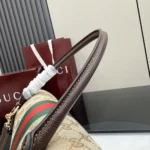 Gucci Unisex Paparazzo Medium Top Handle Bag-Dark Brown ‎875018FAFV9