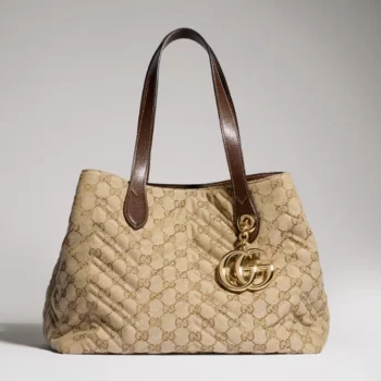 Gucci Women GG Marmont Medium Tote Bag-Brown 855279FAF05