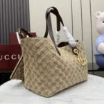 Gucci Women GG Marmont Medium Tote Bag-Brown 855279FAF05