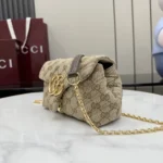 Gucci Women GG Marmont Mini Shoulder Bag-Dark Brown 867360FAF05