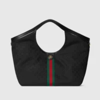 Gucci Women Giglio Large Tote Bag-Black 853971FAFWA