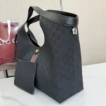 Gucci Women Giglio Large Tote Bag-Black 853971FAFWA