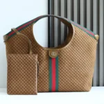 Gucci Women Giglio Large Tote Bag-Brown 853971CAAB8