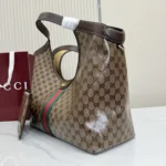 Gucci Women Giglio Large Tote Bag-Dark Brown 853971FAF1L