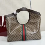 Gucci Women Giglio Large Tote Bag-Dark Brown 853971FAF1L