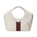 Gucci Women Giglio Large Tote Bag-White 853971FAF9O