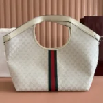 Gucci Women Giglio Large Tote Bag-White 853971FAF9O