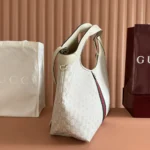 Gucci Women Giglio Large Tote Bag-White 853971FAF9O