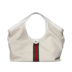 Gucci Women Giglio Large Tote Bag-White 853971FAFWA