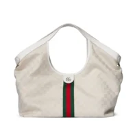 Gucci Women Giglio Large Tote Bag-White 853971FAFWA