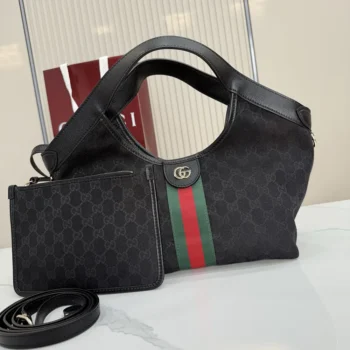 Gucci Women Giglio Small Tote Bag-Black 860845FAFWA