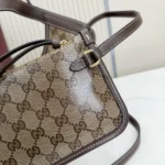 Gucci Women Giglio Small Tote Bag-Dark Brown 860845FAF1L