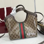 Gucci Women Giglio Small Tote Bag-Dark Brown 860845FAF1L