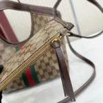 Gucci Women Giglio Small Tote Bag-Dark Brown 860845FAF1L