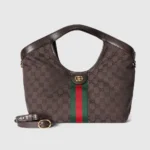 Gucci Women Giglio Small Tote Bag-Dark Brown 860845FAF3Y