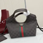 Gucci Women Giglio Small Tote Bag-Dark Brown 860845FAF3Y