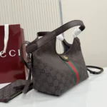 Gucci Women Giglio Small Tote Bag-Dark Brown 860845FAF3Y
