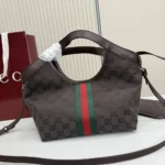 Gucci Women Giglio Small Tote Bag-Dark Brown 860845FAF3Y