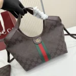 Gucci Women Giglio Small Tote Bag-Dark Brown 860845FAF3Y