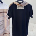 Louis Vuitton LV Women Trunk Scarf T-Shirt-Black 1AK0QD