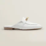 Hermes Women Oz Mule in Calfskin-White H221256Z