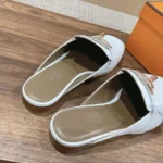 Hermes Women Oz Mule in Calfskin-White H221256Z