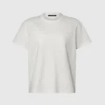Louis Vuitton LV Men Signature Embroidery T-Shirt-White 1AJZCD