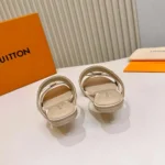 Louis Vuitton LV Women 6 AM Mule-Beige 1AK4U7