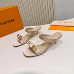 Louis Vuitton LV Women 6 AM Mule-Beige 1AK4U7