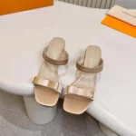 Louis Vuitton LV Women 6 AM Mule-Beige 1AK4U7