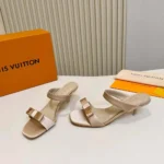 Louis Vuitton LV Women 6 AM Mule-Beige 1AK4U7
