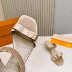 Louis Vuitton LV Women 6 AM Mule-Beige 1AK4U7