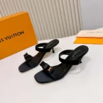 Louis Vuitton LV Women 6AM Mule-Black 1AK4SF