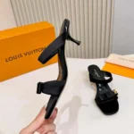 Louis Vuitton LV Women 6AM Mule-Black 1AK4SF