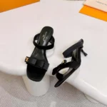 Louis Vuitton LV Women 6AM Mule-Black 1AK4SF