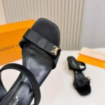 Louis Vuitton LV Women 6AM Mule-Black 1AK4SF