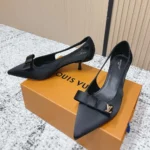 Louis Vuitton LV Women 6AM Pump-Black 1AK2KB