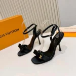 Louis Vuitton LV Women 6AM Sandal-Black 1AK4VZ