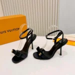 Louis Vuitton LV Women 6AM Sandal-Black 1AK4VZ