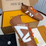 Louis Vuitton Unisex LV Sneakerina-Camel Brown 1AICUO