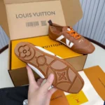 Louis Vuitton Unisex LV Sneakerina-Camel Brown 1AICUO