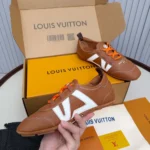 Louis Vuitton Unisex LV Sneakerina-Camel Brown 1AICUO
