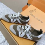 Louis Vuitton Unisex LV Sneakerina-Khaki Green 1AJJXW